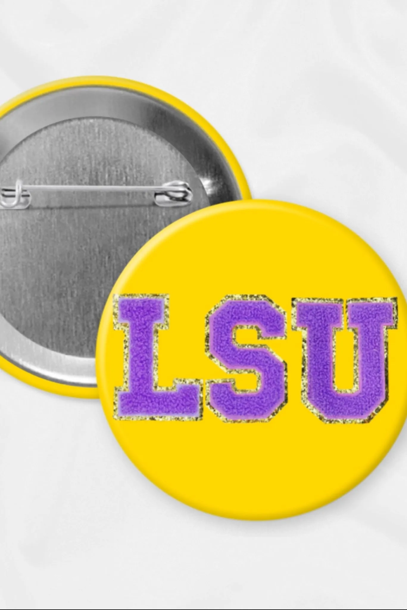 Wake Up It's Game Day College Spirit Tailgate Buttons