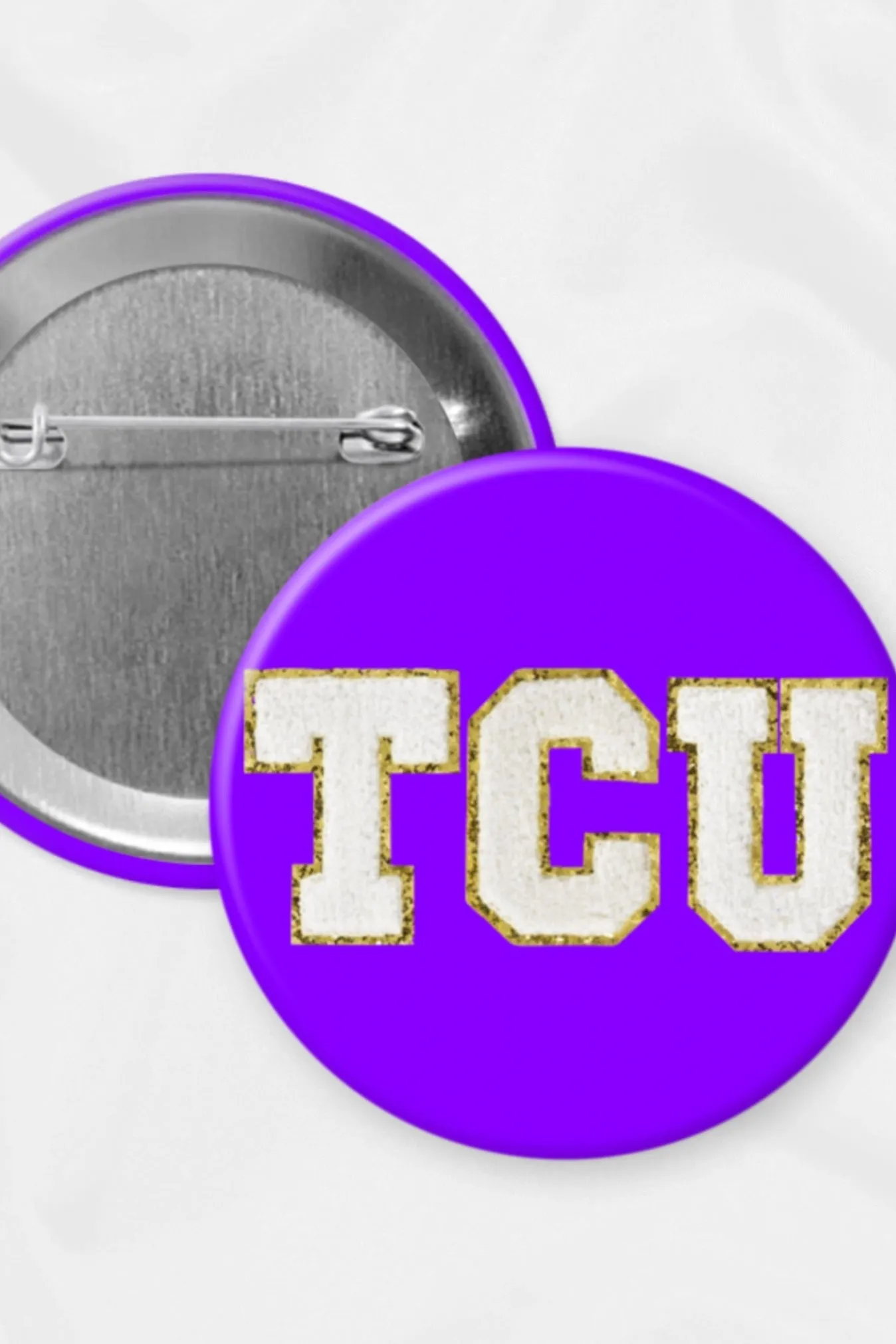 Wake Up It's Game Day College Spirit Tailgate Buttons