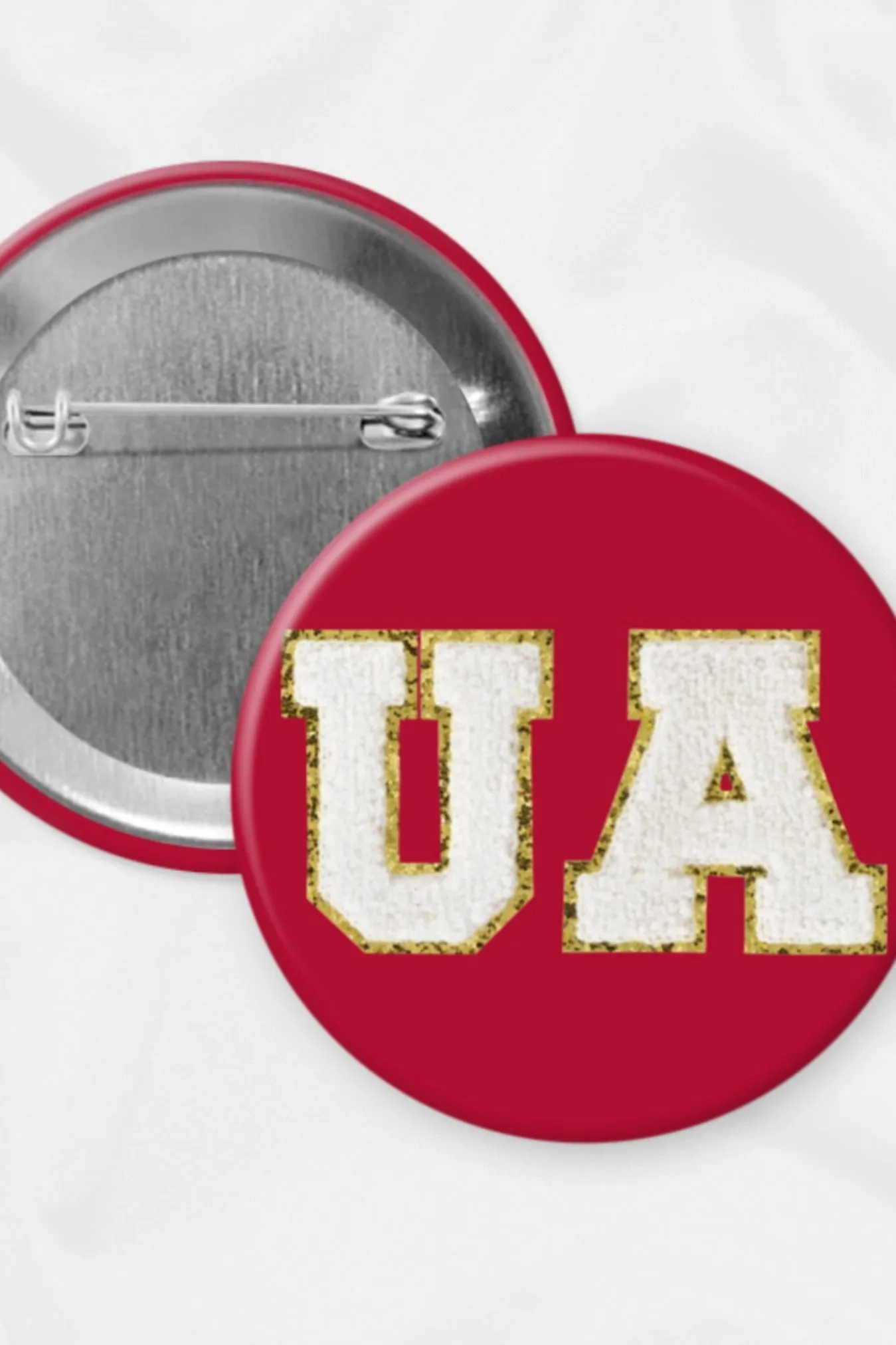 Wake Up It's Game Day College Spirit Tailgate Buttons