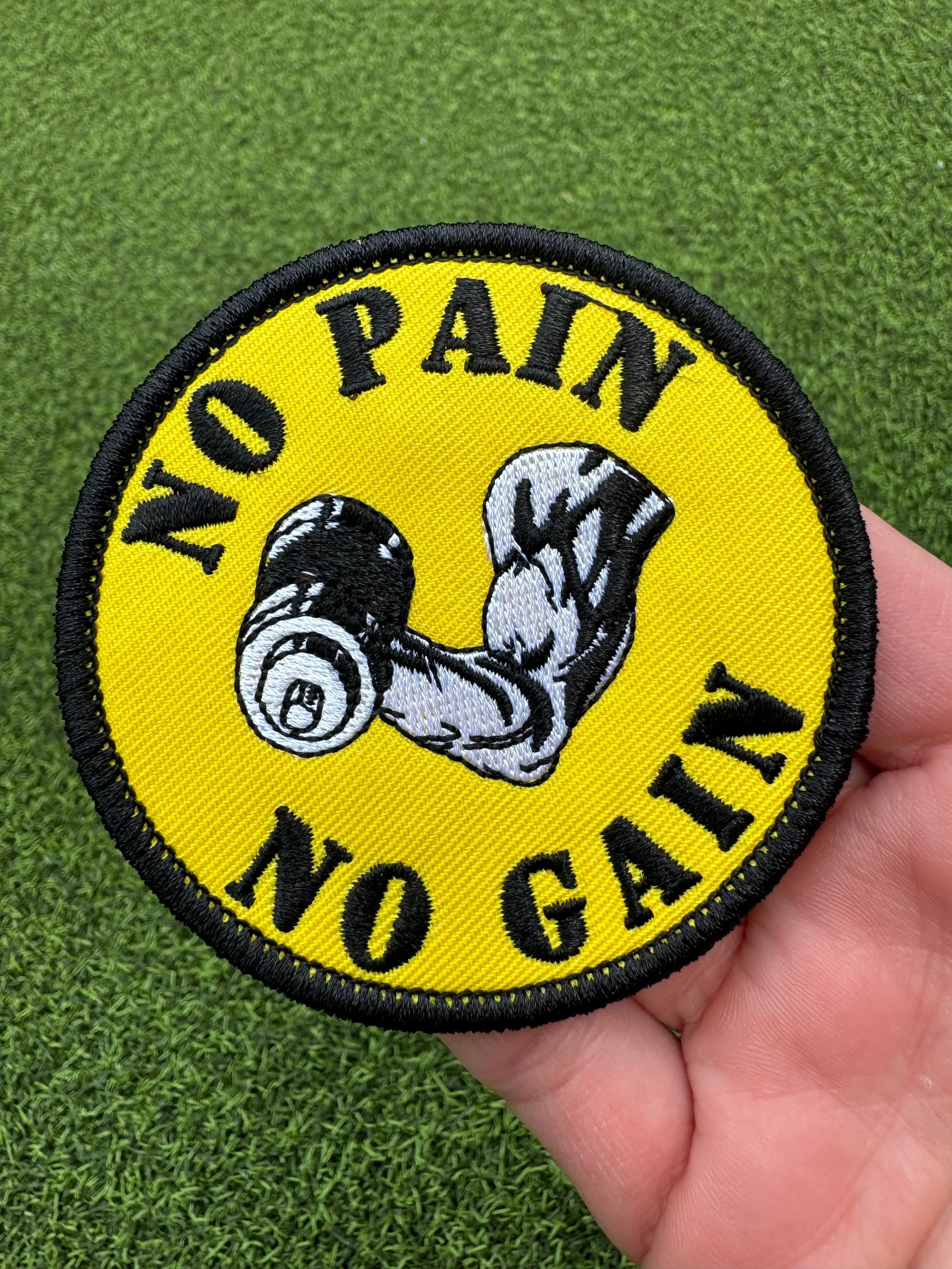 Weightlifting Gym Iron On Patches