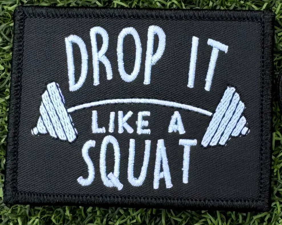 Weightlifting Gym Iron On Patches