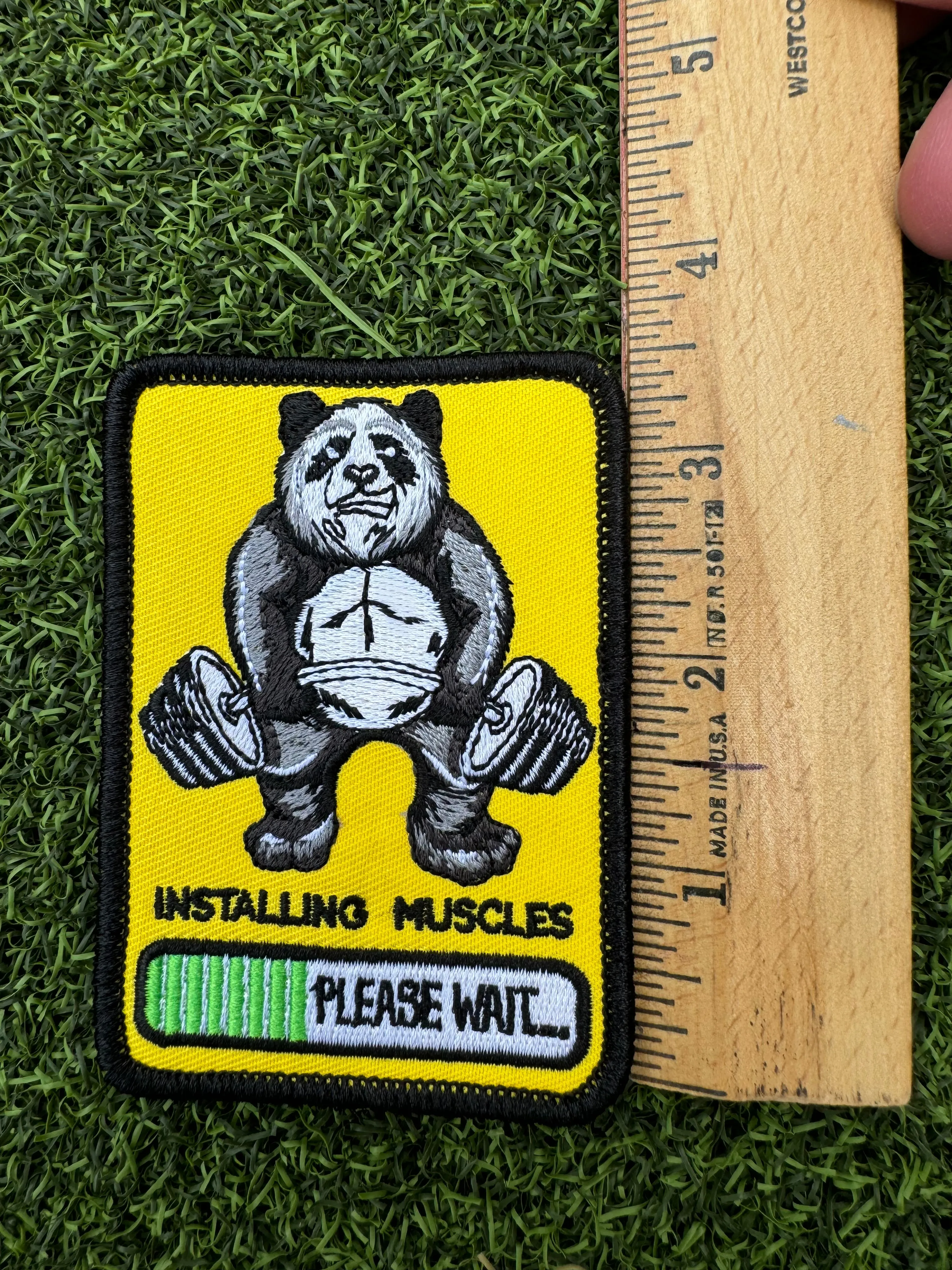 Weightlifting Gym Iron On Patches