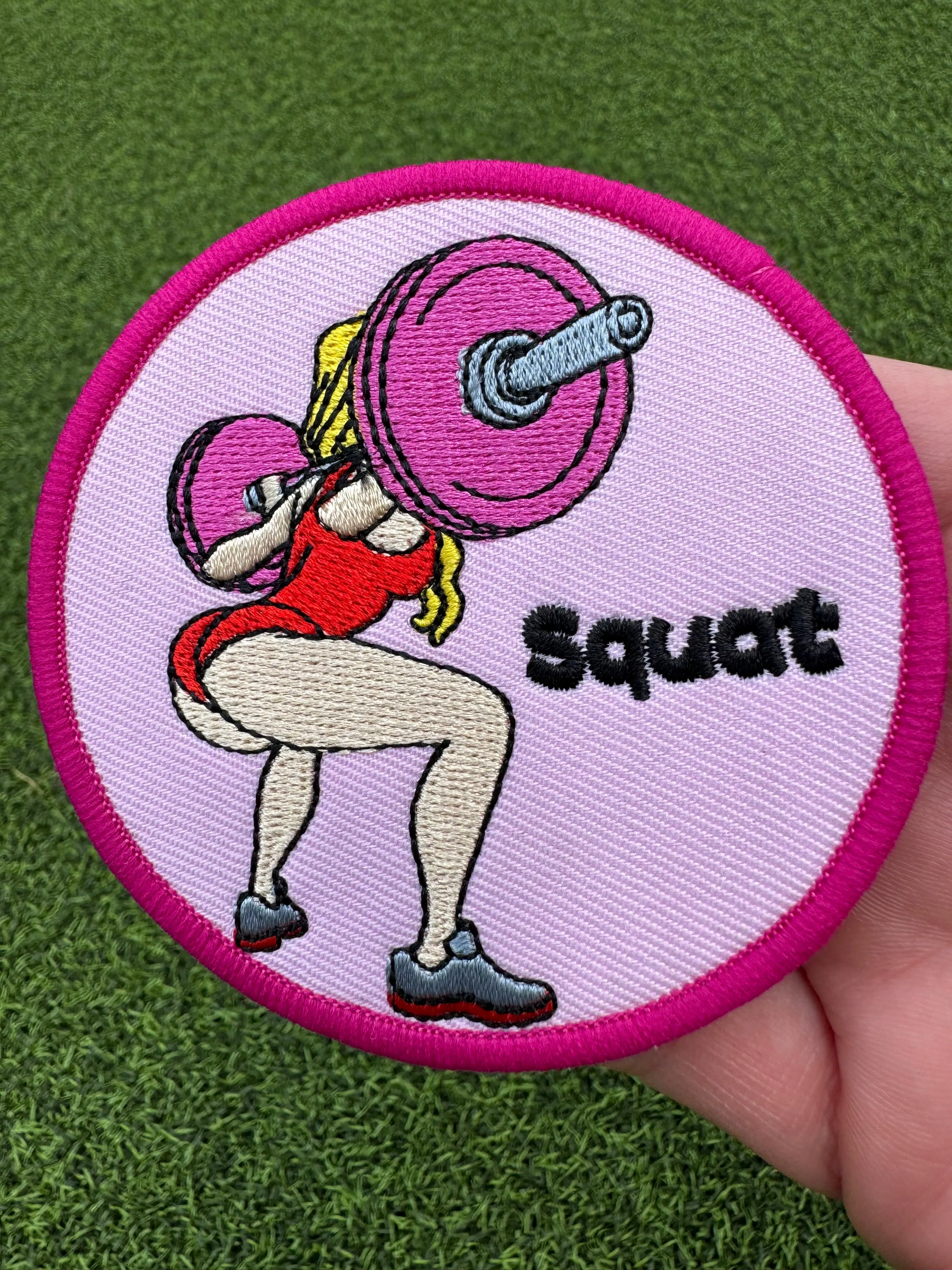 Weightlifting Gym Iron On Patches