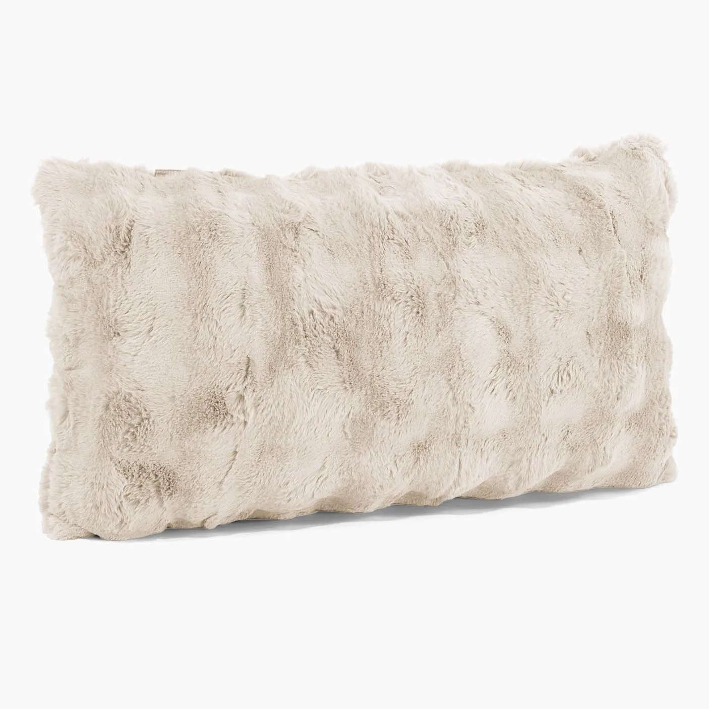 XL Rectangular Support Cushion Cover 40 x 70cm - Bubble Faux Fur Cream